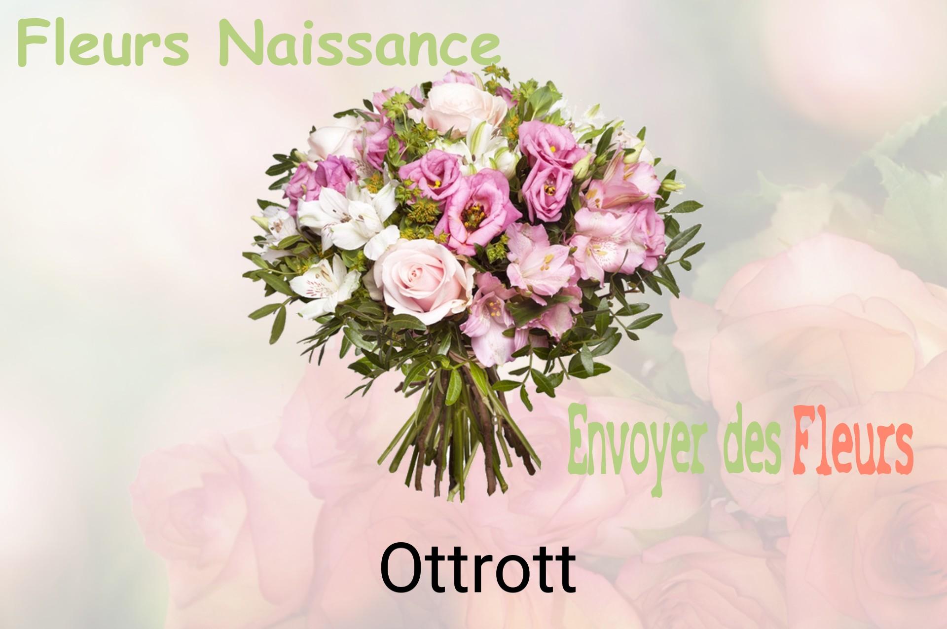 Bouquet de fleurs de naissance livré à Ottrott